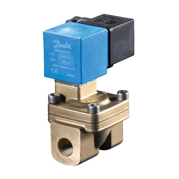 EV220W (10-50 series), NBR, Servo-operated 2/2-way solenoid valves