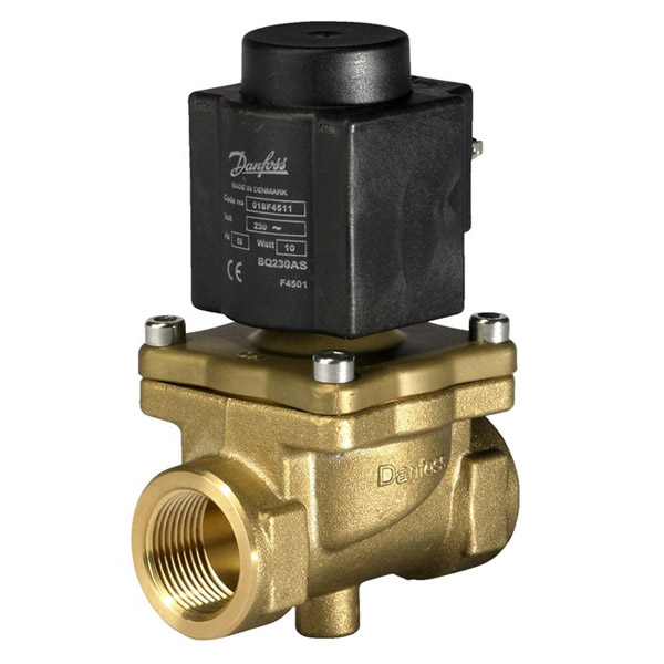 EV245B, Servo piston operated 2/2-way solenoid valves for steam