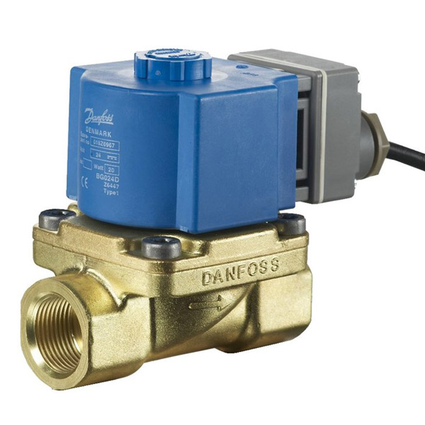 EV260B, Servo-operated 2-way proportional solenoid valves